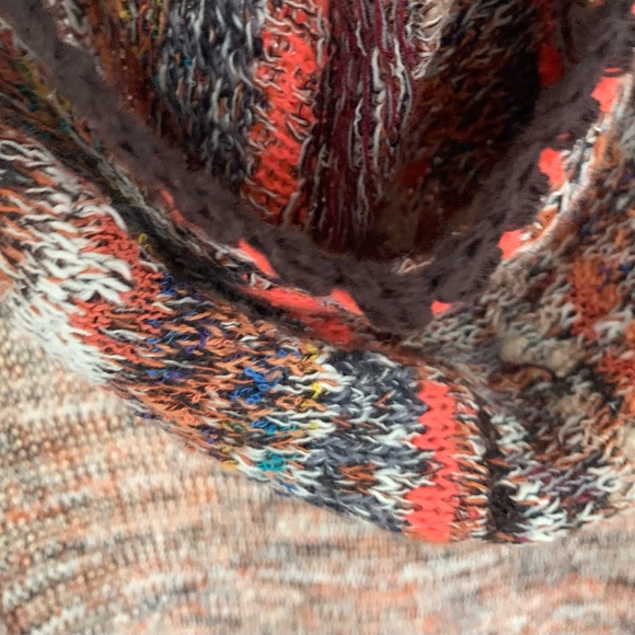 SZ S/P Free People Multi Color Maxi Sweater - Picture 7 of 9